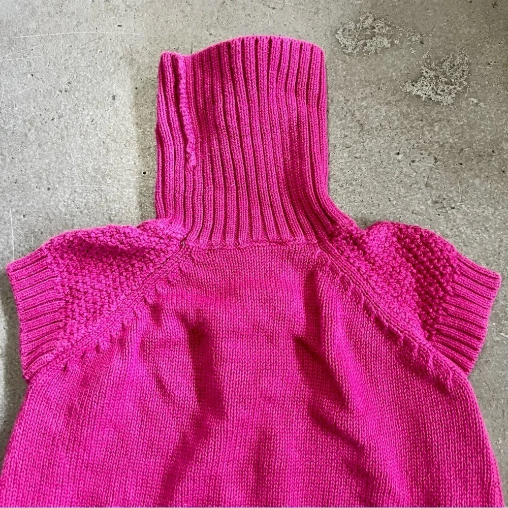 GYMBOREE Merry Bright turle neck knit sweater vest crop cotton holiday 6-12 mos